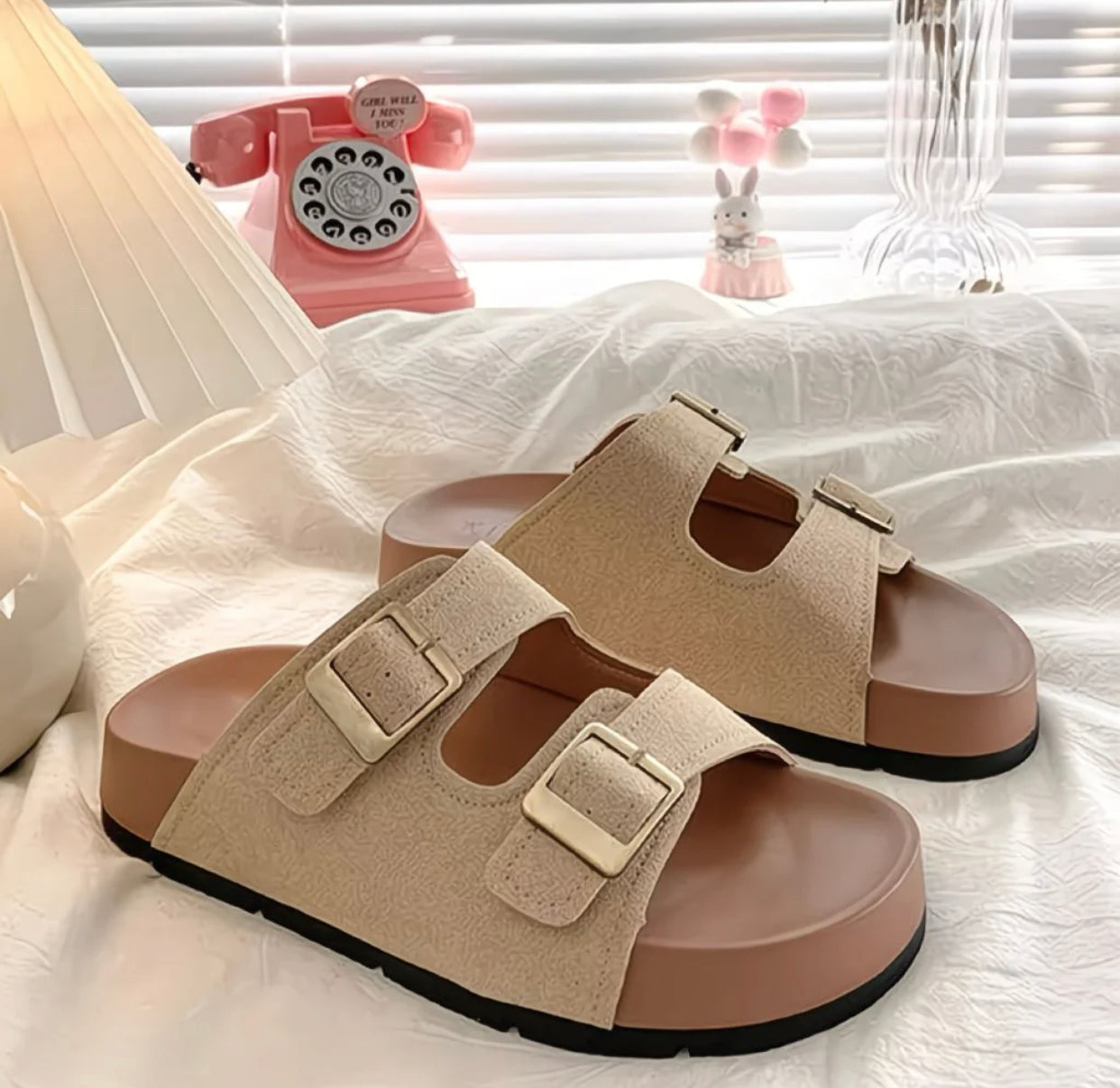 Maya Buckle Slides