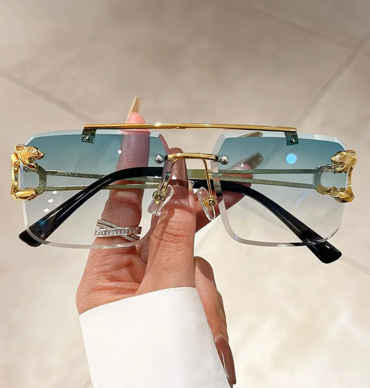 Leopard Lense Sunglasses