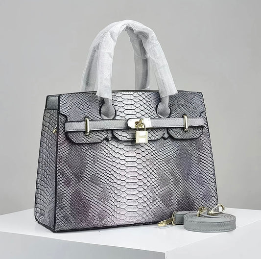 Serpentine Satchel Handbag