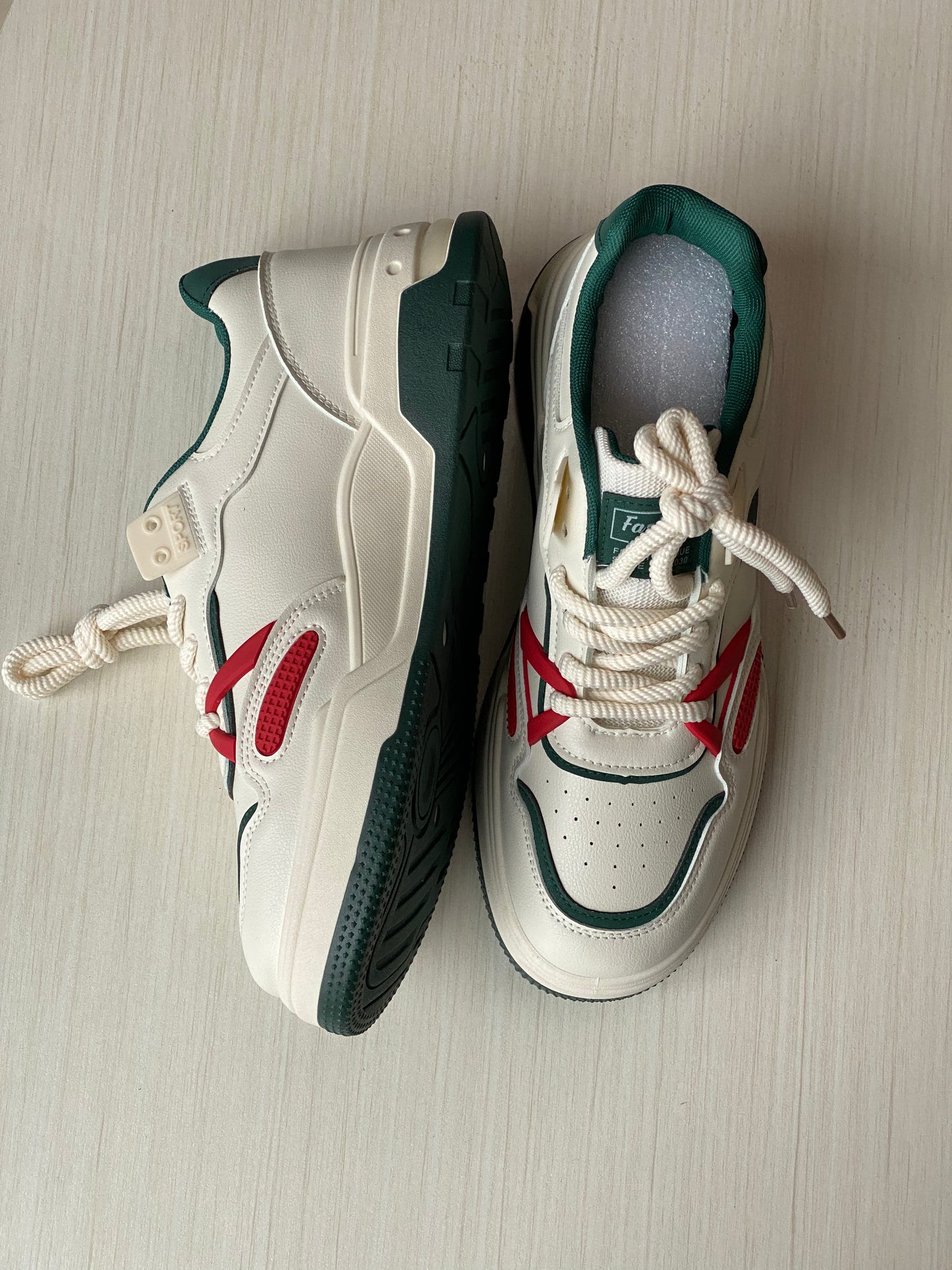 Men's Lace-Up Sneakers.