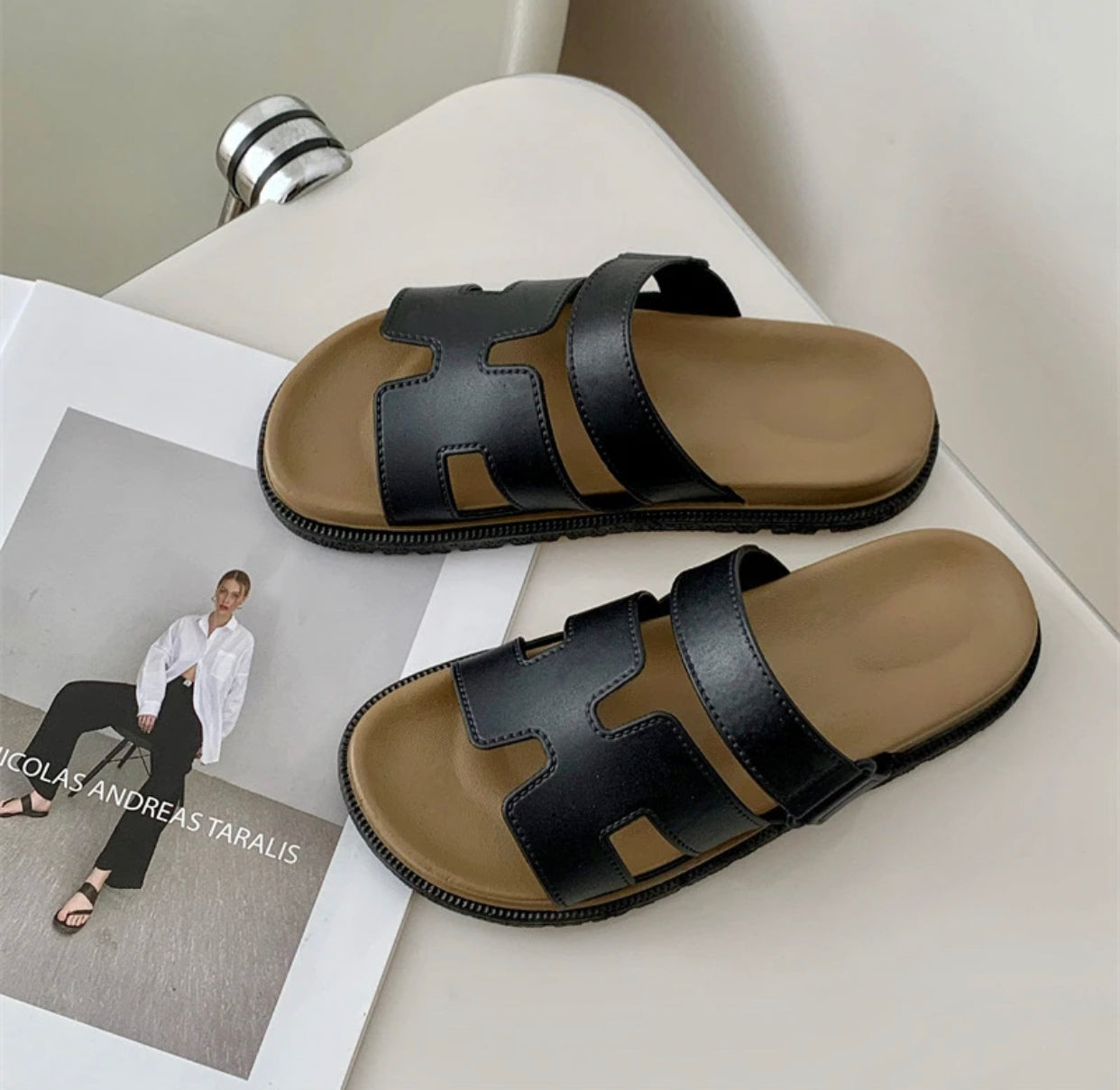 H-Band Slide Sandals